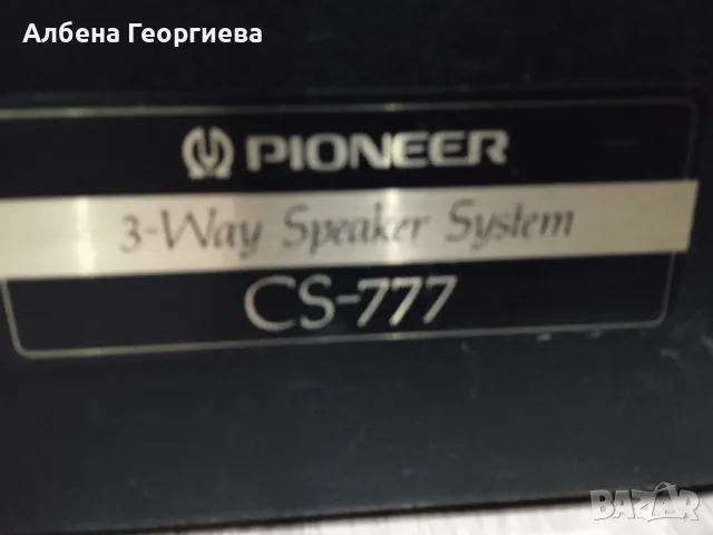 Тонколони PIONEER CS  -777, снимка 4 - Тонколони - 47812883