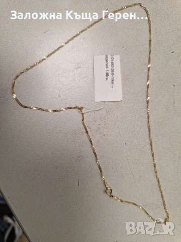 Златен синджир 1,46гр.14к, снимка 3 - Колиета, медальони, синджири - 54254238