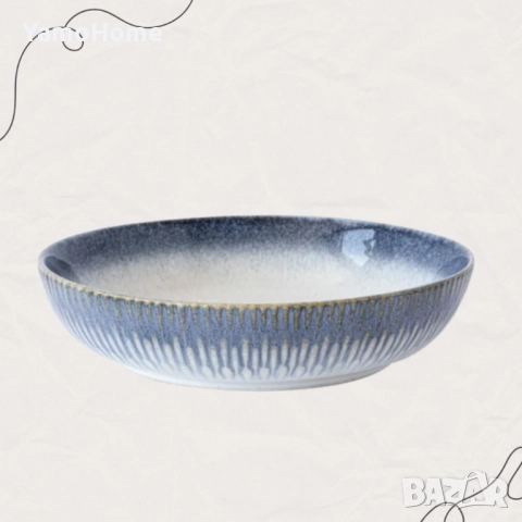 Купа за салата „Синя зора“ – 21 см, снимка 1