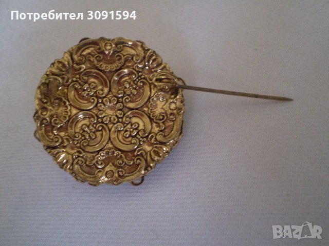   старина СТИЛНА Дамска брошка, снимка 6 - Антикварни и старинни предмети - 38209113