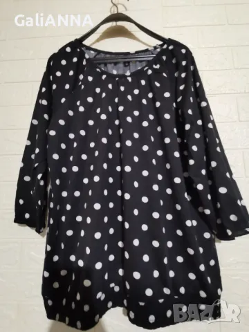 СТРАХОТНА ТУНИКА НА ТОЧКИ 2XL-3XL, снимка 2 - Туники - 49858711