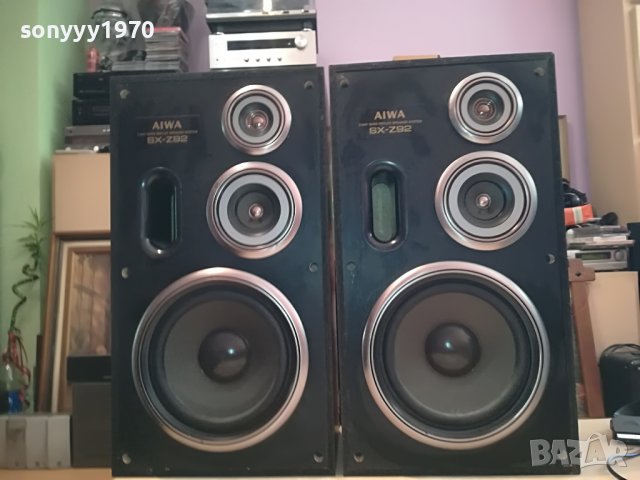 AIWA SX-Z92 2X70W/6ohm-MADE IN UK 1309221434L, снимка 6 - Тонколони - 37989875