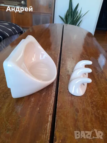 Стара фаянсова сапунерка #7, снимка 4 - Други ценни предмети - 47970135