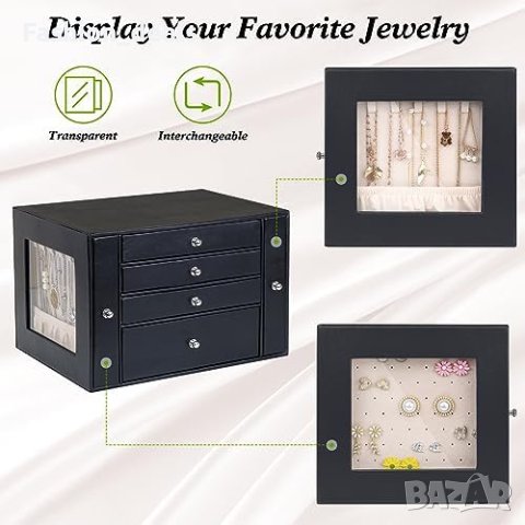 Нов Голям Организатор Кутия за Бижута с 6 Чекмеджета Подарък жена, снимка 8 - Други стоки за дома - 42825416