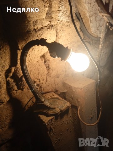 Стара австрийска настолна лампа,1900г,работеща, снимка 2 - Антикварни и старинни предмети - 35204139