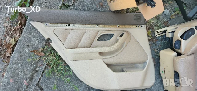 Продавам бежев рекаро салон за BMW E39 комби, снимка 11 - Части - 55892339