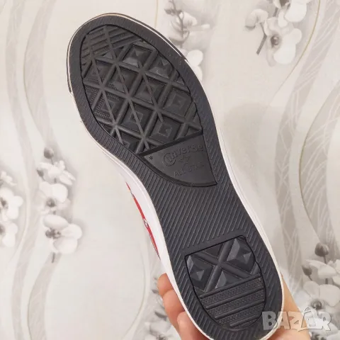 кецове Converse All Star Hi Univeristy Red Black Rush Blue Multi Logo  номер 45 , снимка 6 - Кецове - 40940586