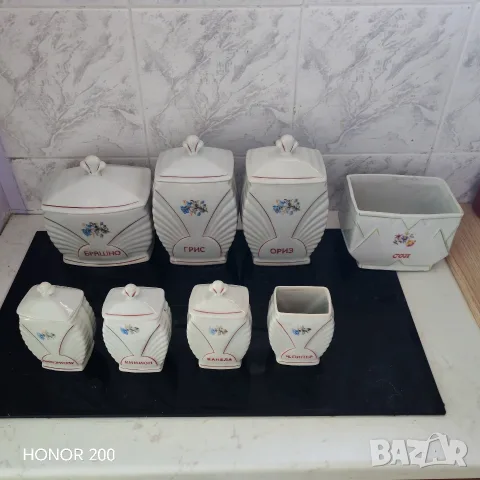 Непълен порцеланова сервиз за подправки. , снимка 3 - Сервизи - 56161951