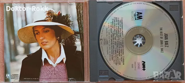  Joan Baez – The Best Of Joan C. Baez 1977 [1988, CD], снимка 3 - CD дискове - 49158190