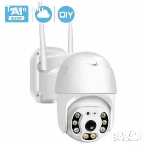 -49% 2 броя БЕЗЖИЧНА ВЪРТЯЩА КАМЕРА Wifi IP камера за видеонаблюдение, снимка 6 - Комплекти за видеонаблюдение - 47708124