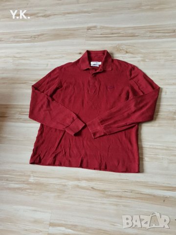 Оригинална мъжка блуза с яка Lacoste, снимка 2 - Блузи - 38850012