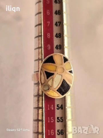 Сребърен пръстен. 16,2мм. Цена 26,99лв. За Севлиево безплатна доставка. , снимка 4 - Пръстени - 50687673