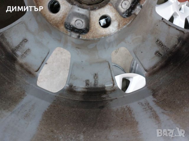 4 бр.джанти за ауди 16-ки :5х112:ц.о 66.5 стават за ауди  A6 ,A4,A3 7.5J , снимка 3 - Гуми и джанти - 44655060