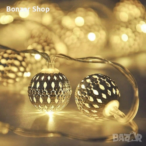 Коледни лампички – метални фигурки, снимка 6 - Декорация за дома - 52697211