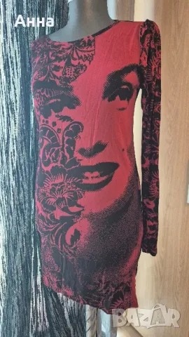 рокля desigual с дълъг ръкав размер L, снимка 3 - Рокли - 50206662