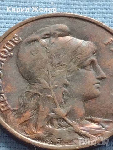 Рядка монета 10 сантима 1900г. Франция Трета република за КОЛЕКЦИОНЕРИ 30416, снимка 6 - Нумизматика и бонистика - 42683214