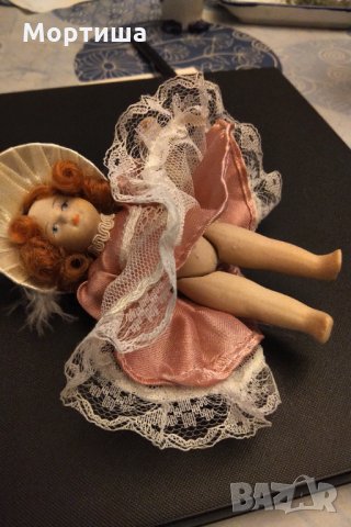 Двойка барокови изцяло порцеланови куклички , снимка 5 - Колекции - 29545979