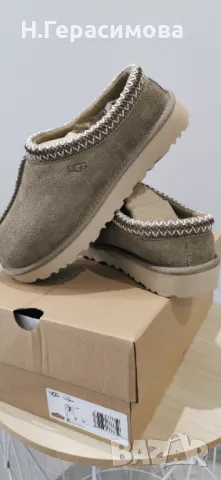 UGG - Велурени чехли Tazz, снимка 1 - Дамски боти - 49185147