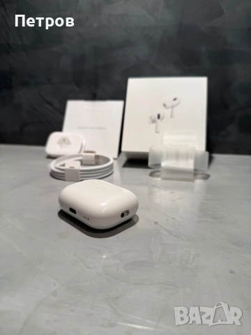 100% оригинални Apple Airpods Pro 2 Type C, снимка 8 - Bluetooth слушалки - 52632647