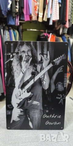 Guthrie Covan-метална табела (плакет), снимка 2 - Китари - 54086445