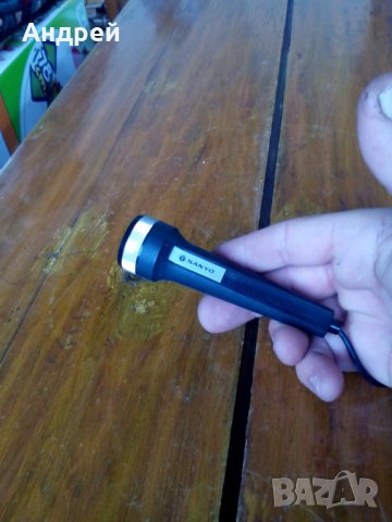 Стар микрофон SANYO #2, снимка 2 - Антикварни и старинни предмети - 29243433