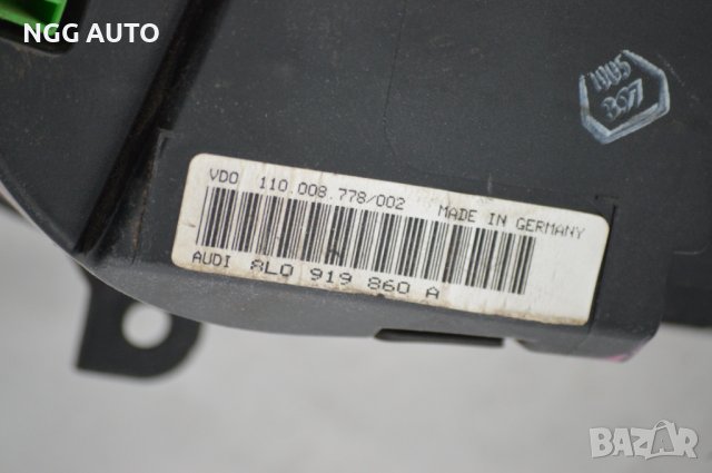 Километраж за Audi A3 1.6 VDO 110.008.778/002, Audi 8L0 919 860 A, 8L0919860A, снимка 4 - Части - 39772548