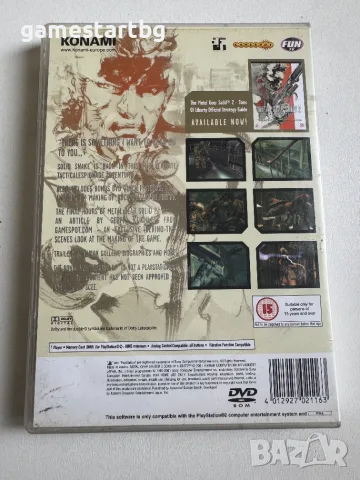 Metal Gear Solid 2 Sons Of Liberty за PS2, снимка 2 - Игри за PlayStation - 55724401