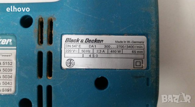 Прободен трион Black&Decker DN 547 E, снимка 3 - Други инструменти - 29261055