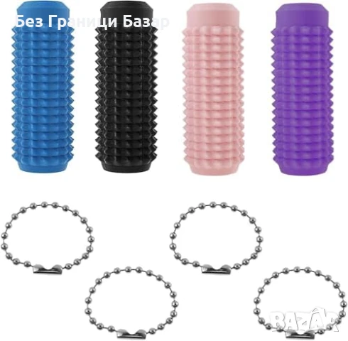 Нови 4 броя Антистрес фиджет ключодържател за стрес, тревожност и фокус, снимка 2 - Други - 50467712