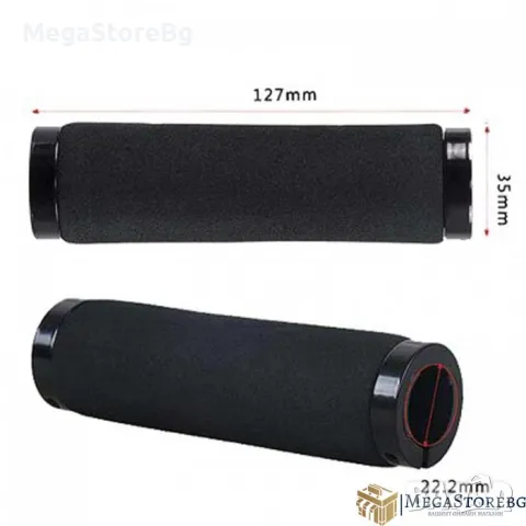 Дръжки/ръкохватки/грипове за велосипед/колело - PA498 - Черни, снимка 2 - Аксесоари за велосипеди - 48094978