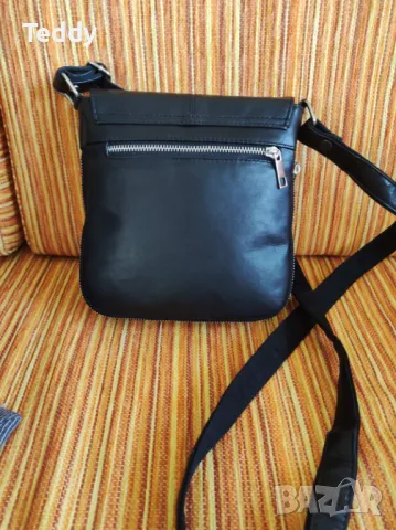 Елегантна дамска чанта, мека естествена кожа., снимка 2 - Чанти - 49008394