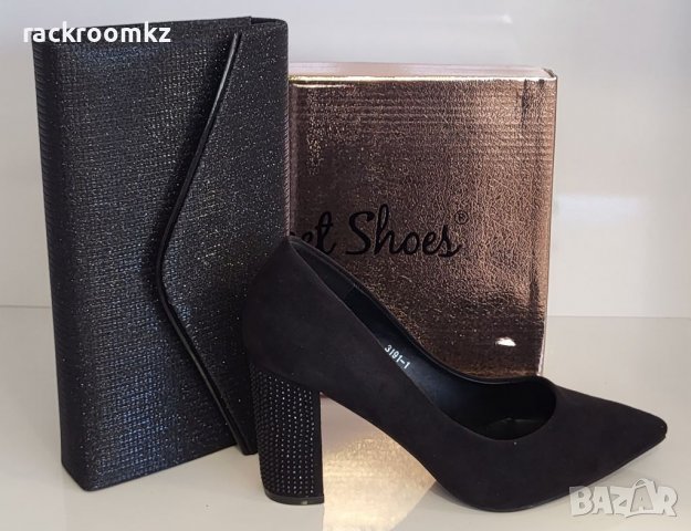 Елегантни дамски обувки на висок ток модел: 3191-1 black, снимка 6 - Дамски обувки на ток - 40132322