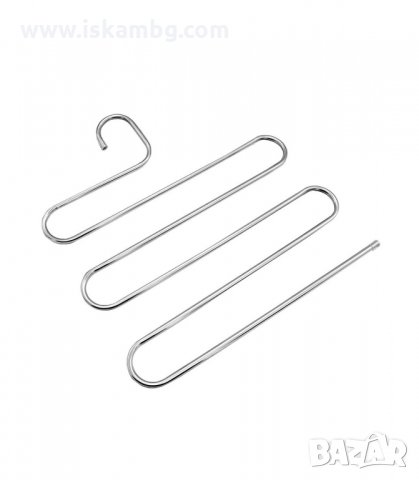 S ОБРАЗНА ЗАКАЧАЛКА ЗА ПАНТАЛОНИ И ПОЛИ, ОРГАНАЙЗЕР - код МЕТАЛНА-S, снимка 13 - Органайзери - 33989493