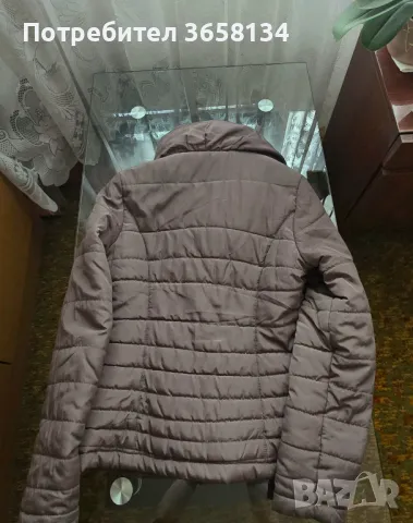 Зимно дамско яке в кафяв цвят, снимка 7 - Якета - 47993115