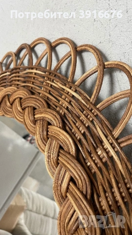 Ратаново огледало, снимка 3 - Огледала - 53950998