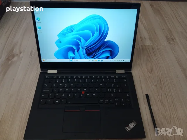 Лаптоп 2-в-1 Lenovo ThinkPad X390 Yoga / Тъч + Писалка / i5-8365U / 16GB / 512GB SSD