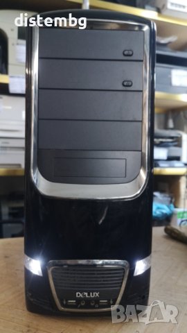 Стандартна PC кутия  DELUX DLC-MG466 СВЕТЕЩИ ФАРОВЕ , снимка 1 - Захранвания и кутии - 44402221