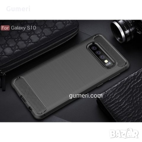 Samsung Galaxy S10 Карбонов удароустойчив гръб , снимка 8 - Калъфи, кейсове - 30563400