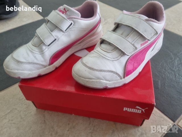Кожени Puma, 35 номер, снимка 3 - Детски маратонки - 37209935