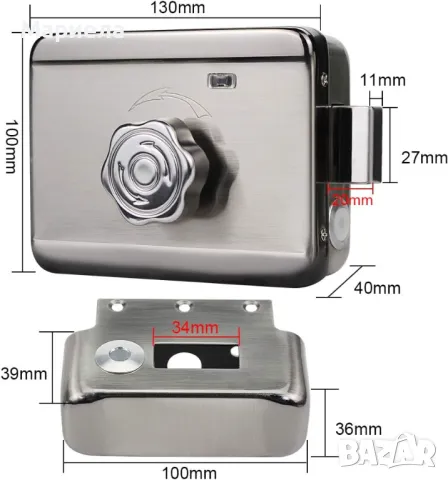 НОВА Електронна интелигентна брава/Биометрична брава с пръстов отпечатък/ Smart Брава, снимка 6 - Други стоки за дома - 48149563