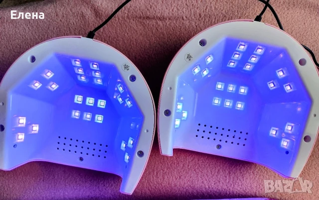 UV/LED лампи 2 броя, снимка 6 - Продукти за маникюр - 51320131