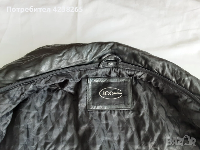 кожено яке, шуба "LCCollection" черно, естествена кожа, снимка 7 - Якета - 52929254