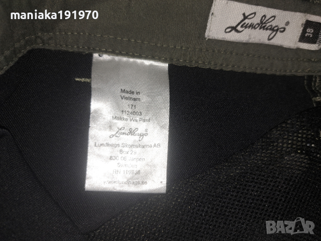 Lundhags Makke Stretch Hybrid Hiking Pants Women 38 (M) дамски трекинг панталон, снимка 12 - Панталони - 44566734