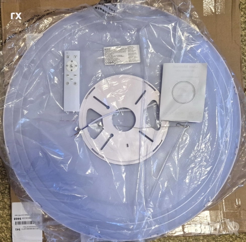 Лампа за таван кръг 60см 56w LED, дистанционно с топла- бяла светлина, снимка 4 - Лед осветление - 52925411