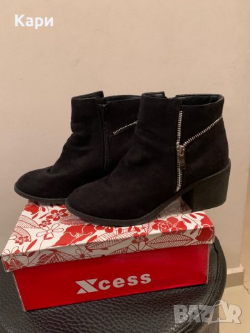 Дамски боти от велур, снимка 2 - Дамски боти - 38959795