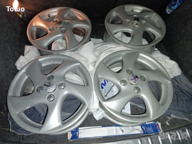 Продавам джанти  Пежо Ситроен R15, снимка 4 - Гуми и джанти - 53170188