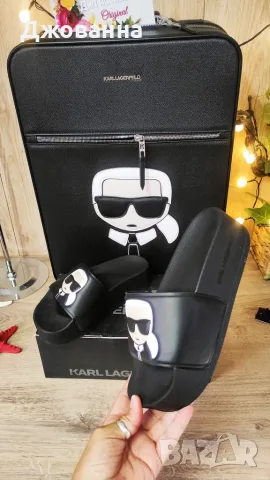 Комплект чехли и куфар Karl Lagerfeld , снимка 2 - Чанти - 55746579