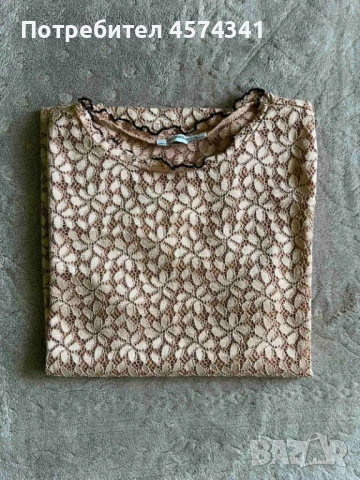 Елегантна блуза с къси ръкави ZARA