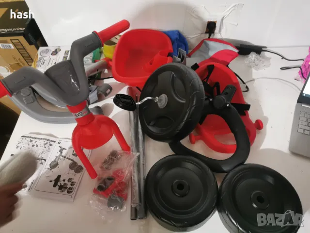 FEBER - Триколка Evo Trike Plus 3x1 (Famosa Toys 800010946), снимка 6 - Детски велосипеди, триколки и коли - 48432645