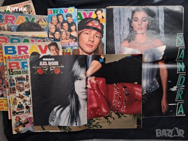 Голяма Колекция Стари Немски Списания BRAVO / POPCORN 175 Броя, снимка 14 - Колекции - 52808633